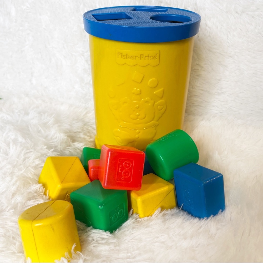 Fisher-Price Classic Baby’s First Blocks Shape Sorter Activity Learning Toy